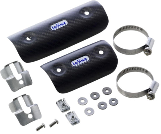 Leo Vince 6684 Universal Clamp-On Heat Shield - Small