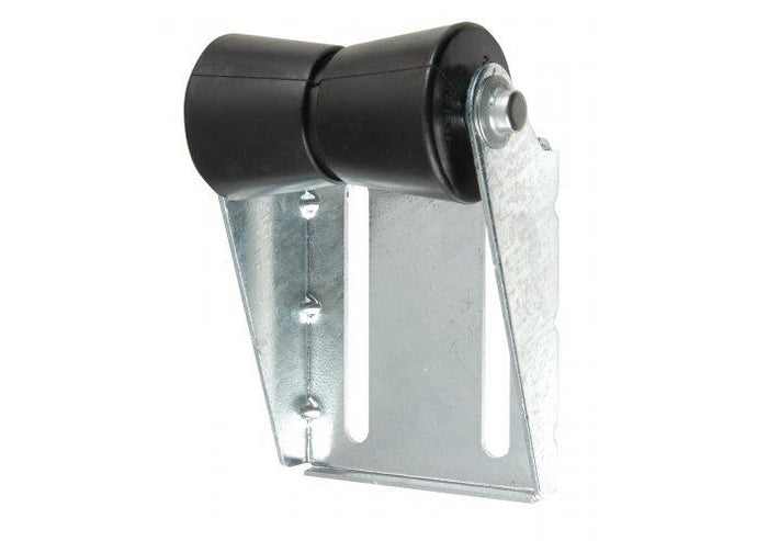 C.E. Smith 10401G Roller Bracket Assemblies - 5in. Keel - Black Rubber