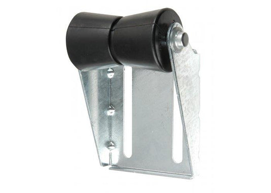 C.E. Smith 10401G Roller Bracket Assemblies - 5in. Keel - Black Rubber