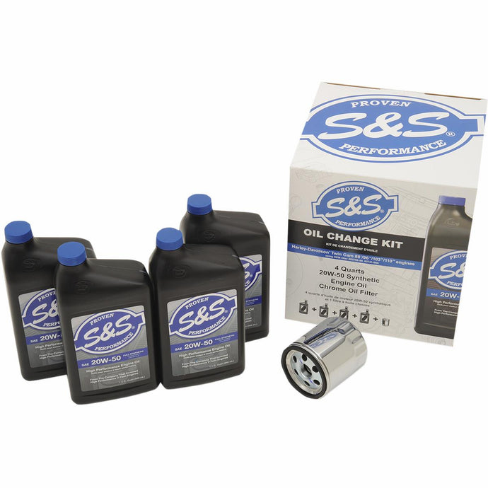 S&S Cycle 218942 Oil Change Kit