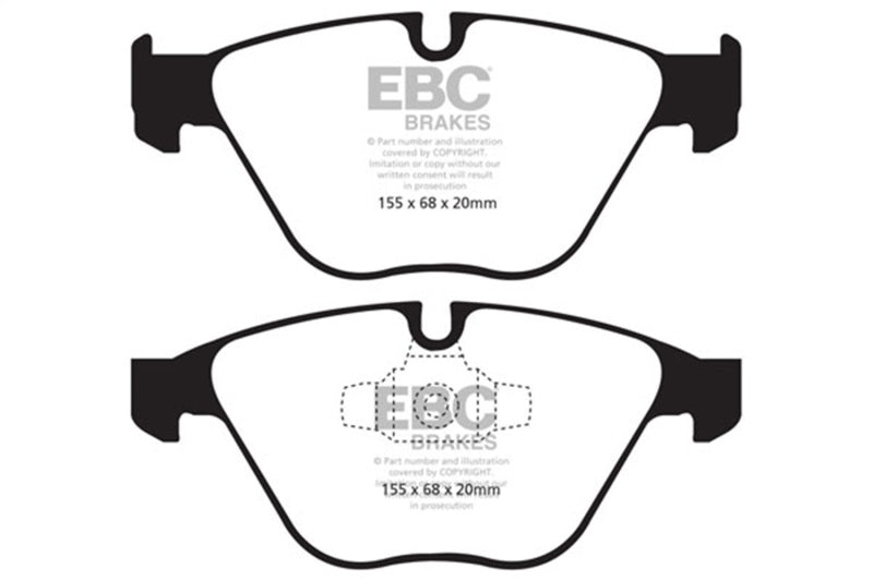 Load image into Gallery viewer, Ebc DP41512R EBC Yellowstuff Brake Pad Sets
