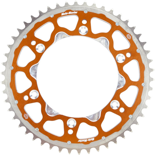 Moto-Master 620273550 Fusion Dual-Ring Sprocket - 50T - Orange