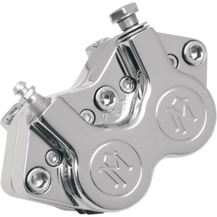 Performance Machine 0052-2200-P Replacement 4 Piston Caliper for Classic Caliper Kits -  125 x 4S - Polished