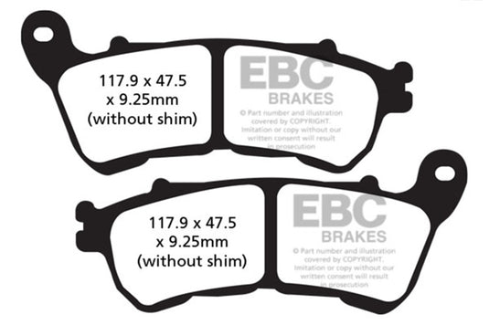 Ebc Powersports FA640 EBC FA-SFA-X Brake Pads