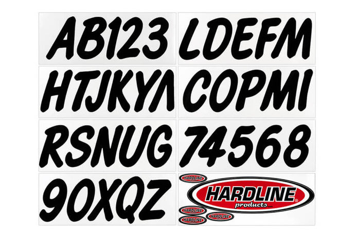 Hardline BLK400EC HRL Registration Letters