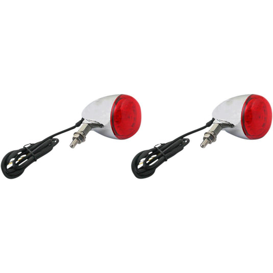 Custom Dynamics PB-UNV-RTS-RR-C Probeam Universal Rear Ring Led Turn Signal - Chrome