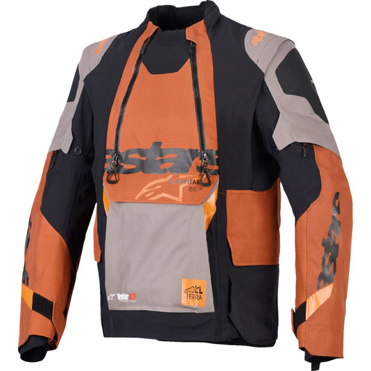 Alpinestars Halo Pro Drystar XF Laminated Jacket (Small, Walnut Rust/Black)