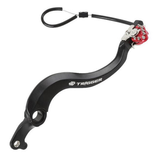 Zeta ZE90-7022 Trigger Brake Pedal - Red