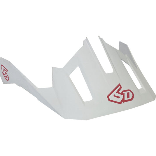 6D 77-0125 Replacement Visor for ATB-2T Helmets - Ascent White - Md/2Xl