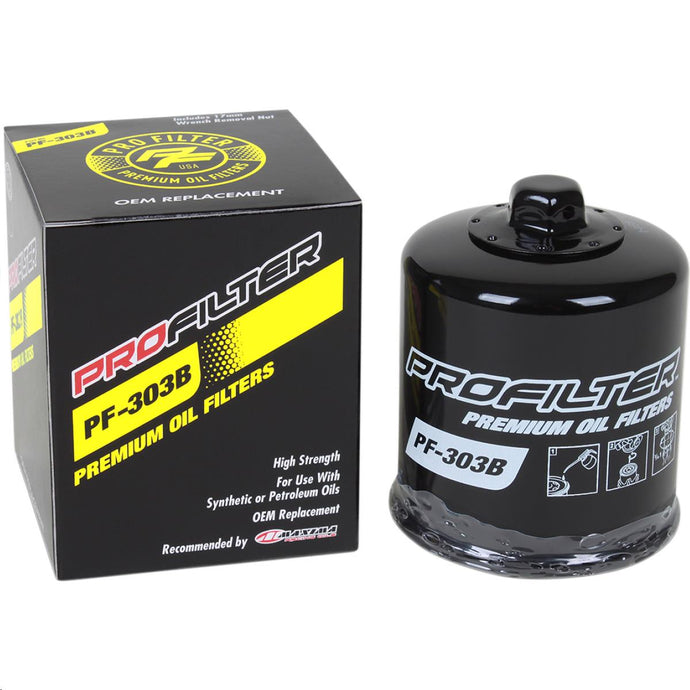 Pro Filter PF-303B Premium Oil Filter - Black