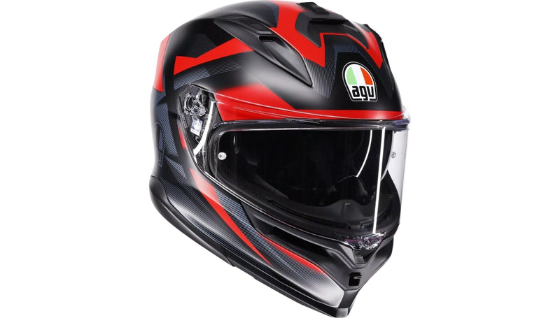 Load image into Gallery viewer, Agv K7 Glimpse Helmet (Small, Matte Black/Red)
