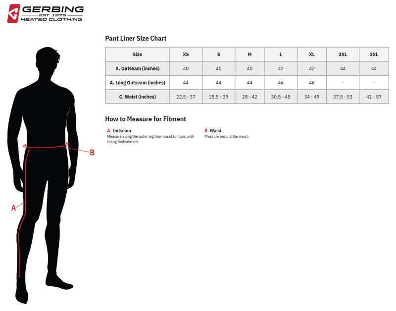 Load image into Gallery viewer, Gerbing 12V Motorcycle Heated Pant Liner (XXXX-Large, Black)
