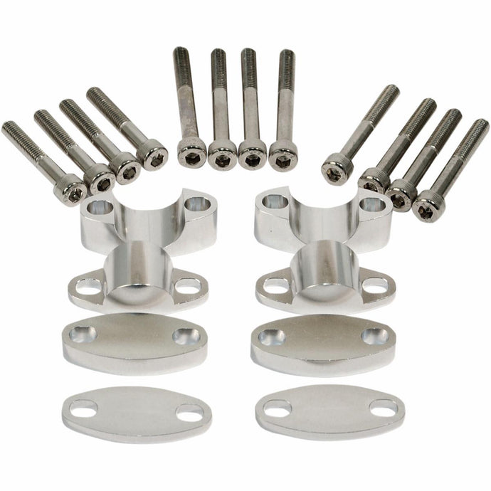 Emgo 23-09370 Handlebar Riser Kit for 7/8in. Bars - Aluminum