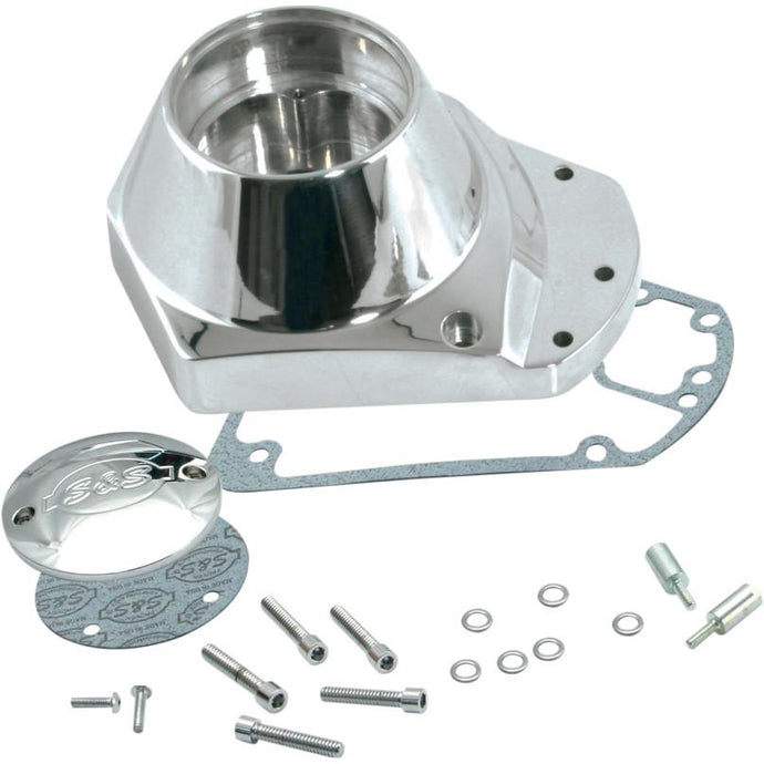 S&S Cycle 106-4211 Billet Cam Cover Kit - Chrome Finish