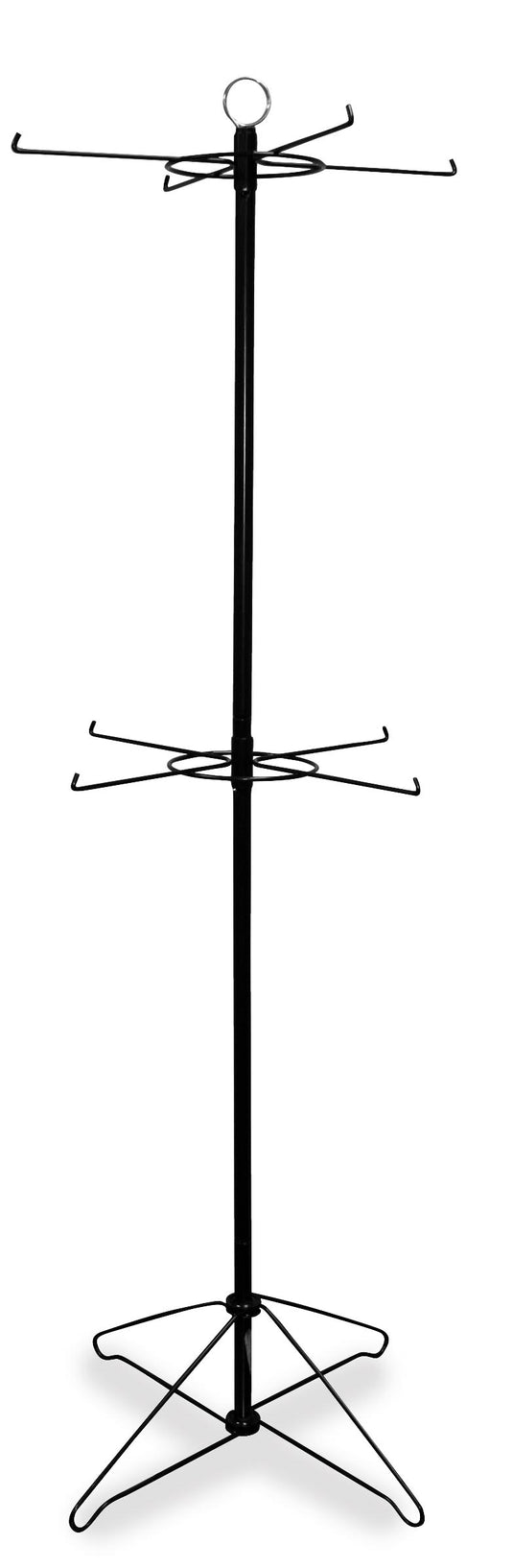 Zan Headgear HRACKB2 4-1/2ft. 2 Level Spinner Rack
