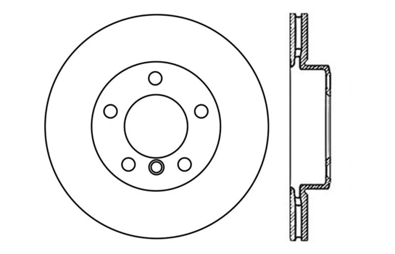 Load image into Gallery viewer, Stoptech 127.34108L ST Slot &amp; Drill Brake Rotors

