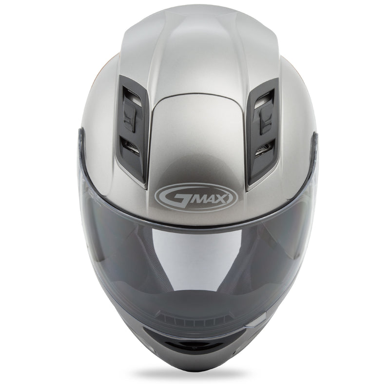 G-Max GM69 Solid Helmet (XX-Large, Titanium)