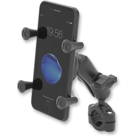 Ram Mounts RAMB408751-UN7U Ram Torque Handlebar and Rail Mounting Base for Phones