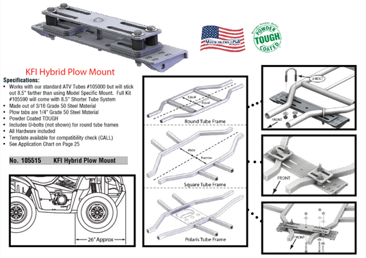 Kfi 105515-R KFI Replacement Part