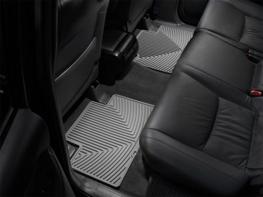 Weathertech W136GR WT Rubber Mats - Rear - Grey