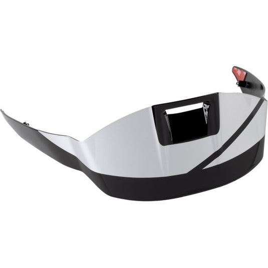 Alpinestars Standard Spoiler for Supertech R10 Helmet - Element - Black/Carbon/Silver/Black