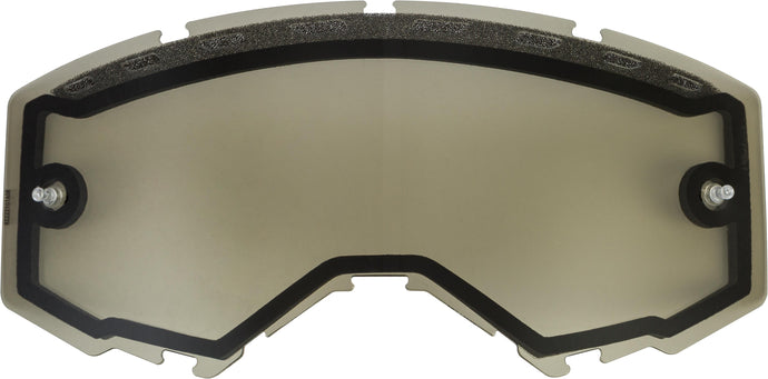 Fly Racing 2019 Vented Dual Lens - Smoke with T.O. Pins