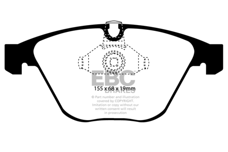 Load image into Gallery viewer, Ebc DP41449R EBC Yellowstuff Brake Pad Sets
