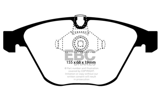 Ebc DP41449R EBC Yellowstuff Brake Pad Sets