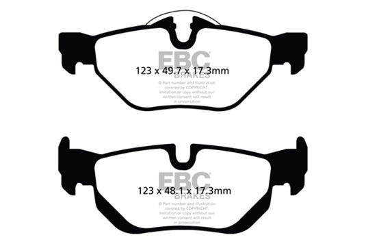 Ebc DP52069NDX EBC Bluestuff Brake Pad Sets