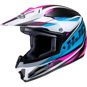 Hjc CL-XY II Drift Youth Helmet (X-Large, Semi-Flat Blue/Red (MC-21SF))