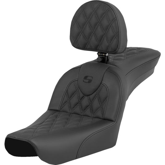 Saddlemen 804-05-182BR Roadsofa LS Seat with Drivers Backrest