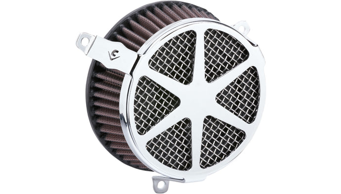 Cobra 606-0104-04-SB Air Cleaner Kit - Spoke - Chrome