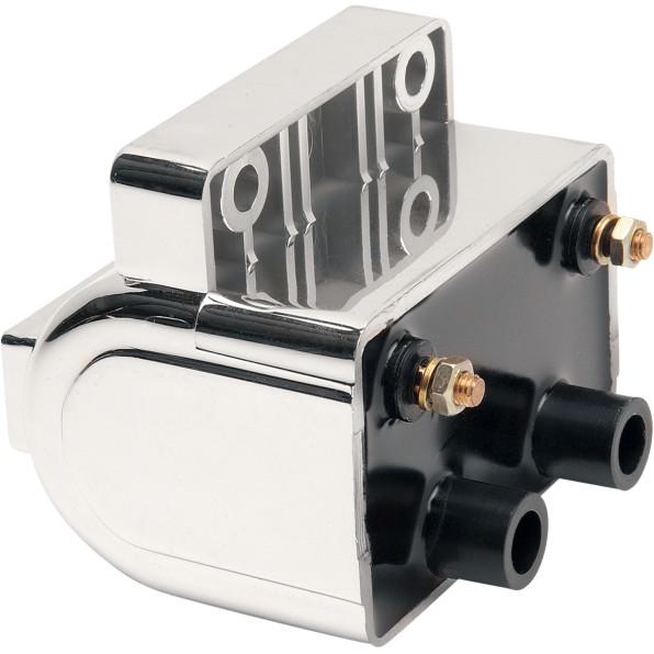 Drag Specialties 2102-0219 12V Ignition Coil - 4 OHM - Chrome