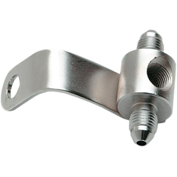 Drag Specialties 1204-2725 Rear Brake Tee Brake Fitting with Brake Light Switch Hole