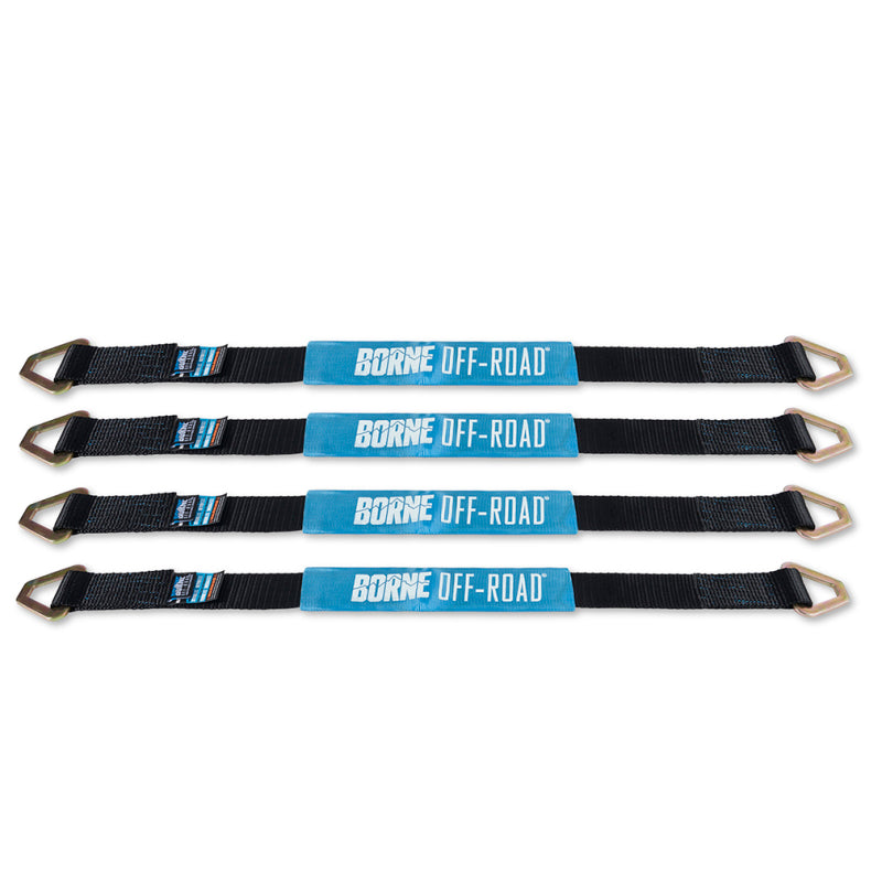 Load image into Gallery viewer, Borne Off-Road BNRTC-TD-4BK BRN Ratchet Tie-Down
