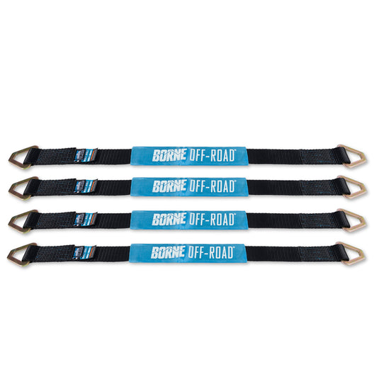 Borne Off-Road BNRTC-TD-4BK BRN Ratchet Tie-Down