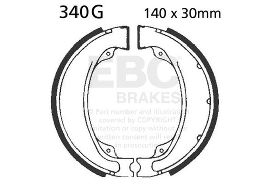 Ebc Powersports 340G EBC HH Sintered Brake Pads