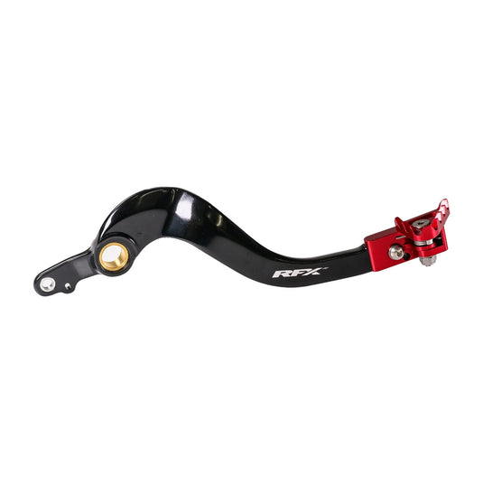 Rfx FXRB 10500 99RD Pro Series Rear Brake Pedal with Folding Tip - Red