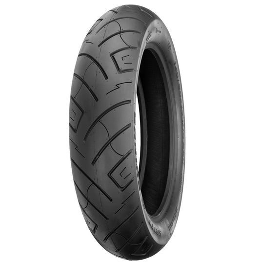 Shinko 87-4599 SR777 Black Walls Rear Tire - 180/65B16 H.D.