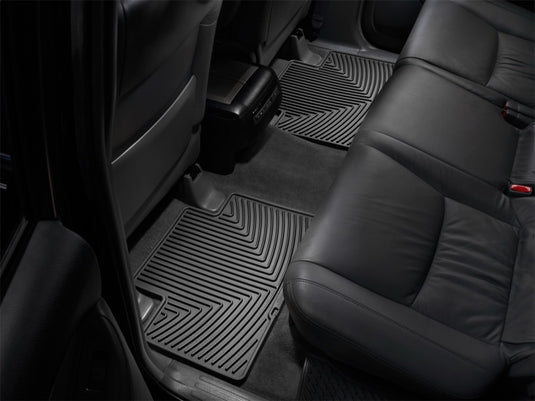 Weathertech W136 WT Rubber Mats - Rear - Blk