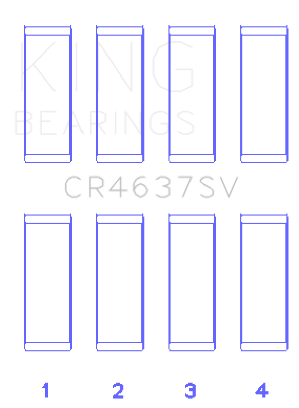 Load image into Gallery viewer, King Engine Bearings CR4637SV KING Connecting Rod Bearings
