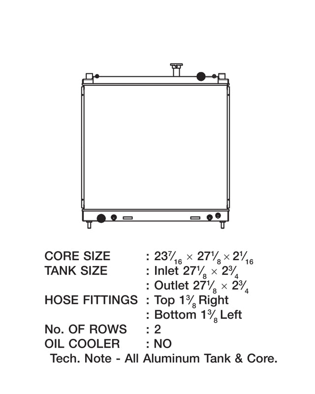 Load image into Gallery viewer, Csf 3328 CSF Radiators - Aluminum
