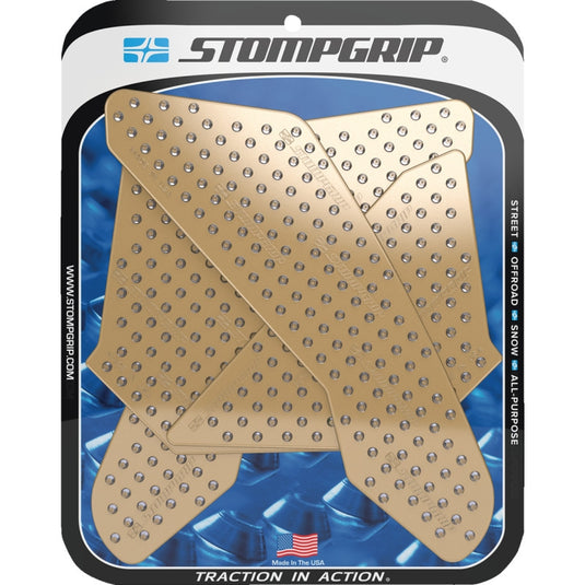 Stompgrip 55-10-0142C Volcano Profile Traction Tank Grip - Street - Clear