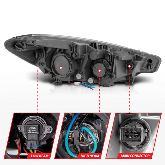Anzo 121562 ANZ LED/Projector Headlights