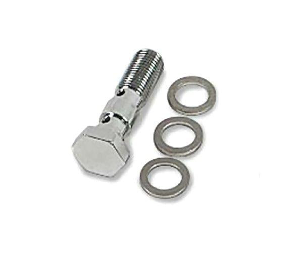 Drag Specialties DS098117 3/8in.-24 Dual Banjo Bolt