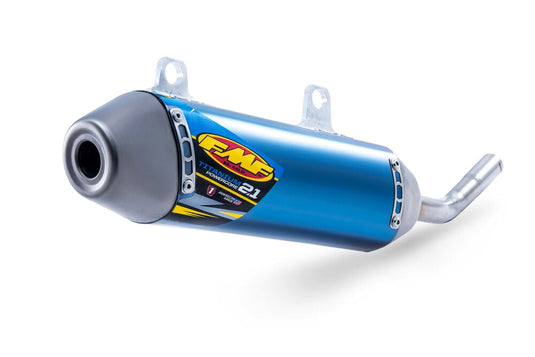 Fmf Racing 024089 PowerCore 2.1 Silencer - Titanium (Blue)