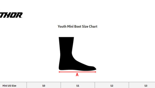 Thor Blitz XR Mini Kids Boots (12, Acid)