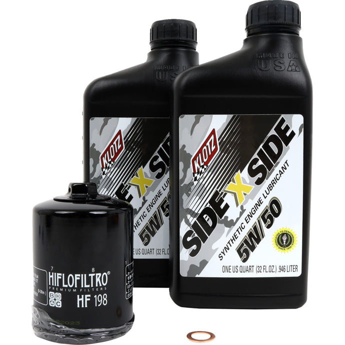 Klotz Oil KU-108 Side-by-Side Oil Change Kit - 10W-50
