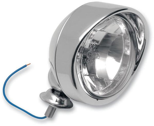 Drag Specialties 2001-0277 4in Spotlight with Visor-Style Trim Ring