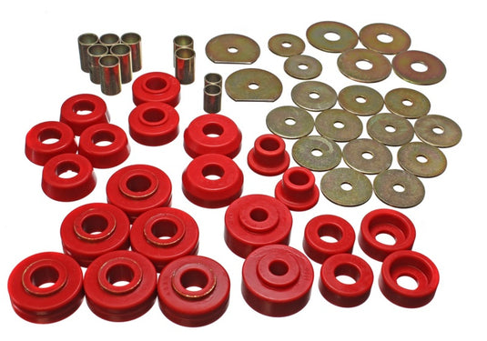 Energy Suspension 3.4138R ES Body Mounts - Red